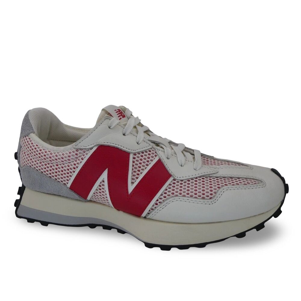RARE New Balance NB 327 Men's Size US:12 White Team Red MS327OR 30 CM, 46.5 EU
